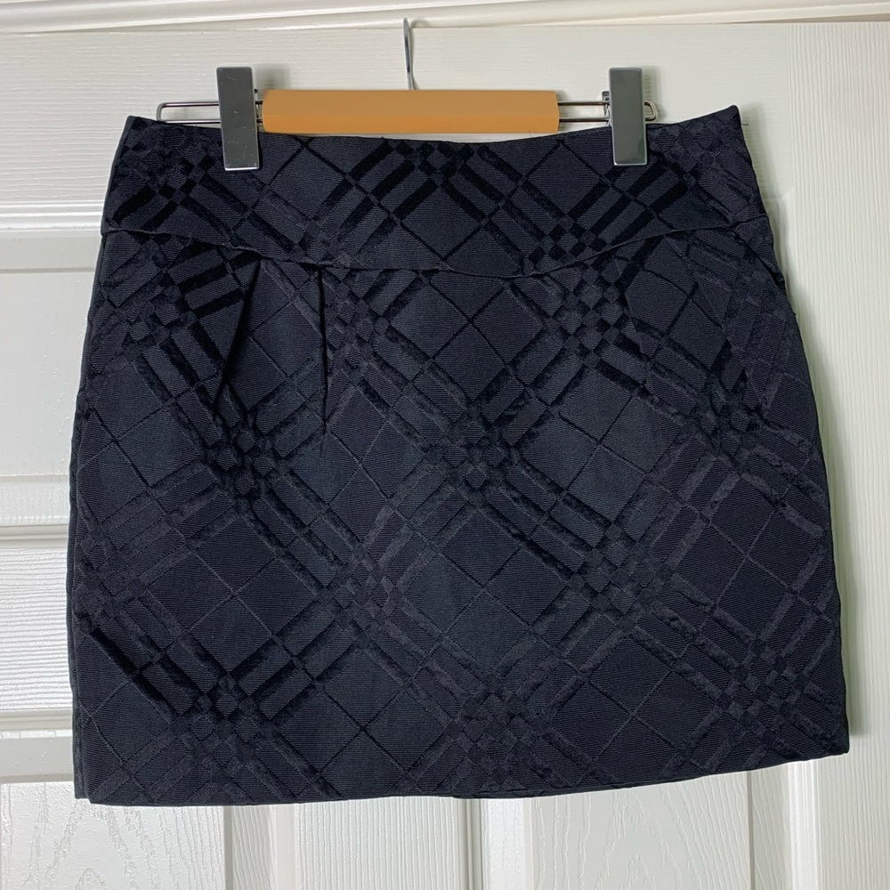 BCBGMAXAZRIA | Black Plaid Mini Skirt - 2
